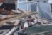 Wooden waste from the buildings