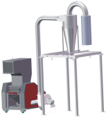 One big-bag feeding station VZT_BB1, basic set of pipes and fittings VZT_Z, transport fan One big-bag feeding station VZT_BB1, basic set of pipes and fittings VZT_Z, transport fan