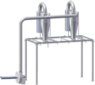 Two big-bags feeding station VZT_BB2, basic set of pipes and fittings VZT_Z, transport fan Two big-bags feeding station VZT_BB2, basic set of pipes and fittings VZT_Z, transport fan
